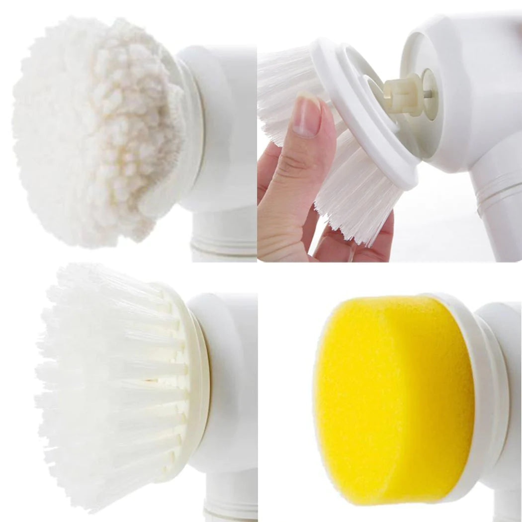 Electric Cleaning Brush Magic Brush Electric Bathtub Brush Housework 5 in 1 Cleaning Brush Electric Bathtub Brush